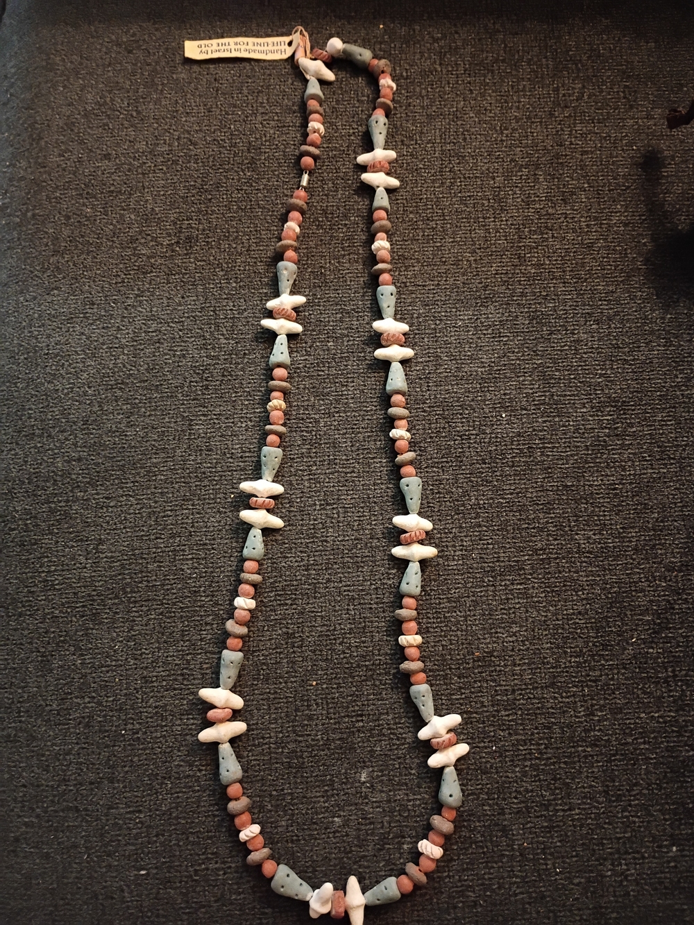 Handmade Necklace By Life-Line For The Old Made In Israel NWT